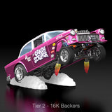 RLC Exclusive 1:18 Scale ‘55 Chevy® Bel Air® Gasser “Candy Striper” - Crowdfund