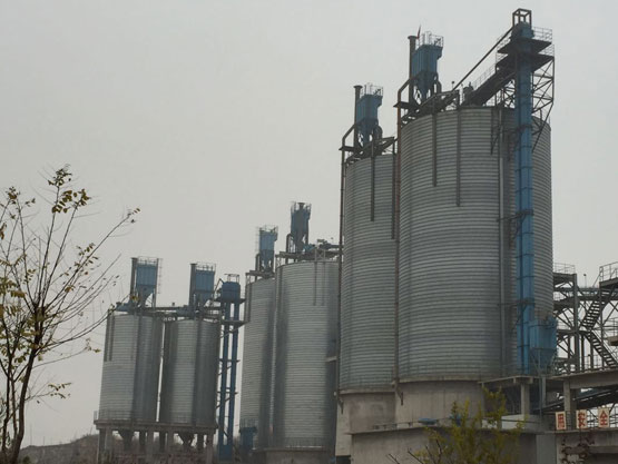 fly ash storage silo