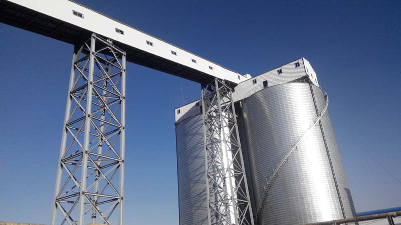 steel spiral storage tank